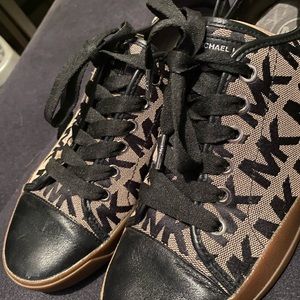 Women’s Michael Kors Canvas Monogram Sneakers